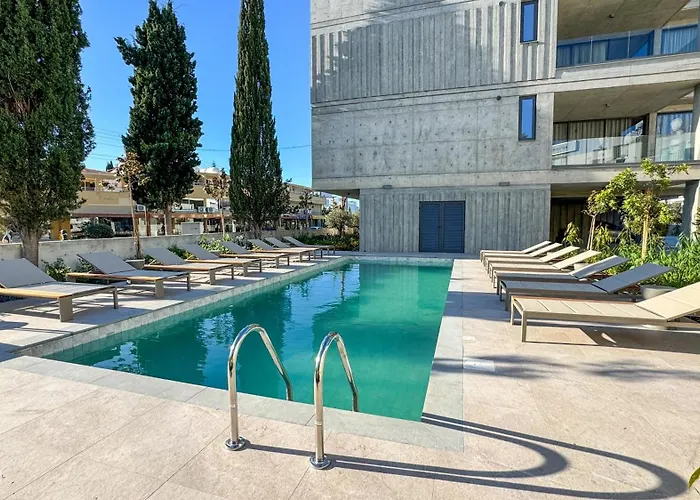 Lägenhet Malberry Park 204 - Modern 2bedroom With Shared Heated Pool, Sauna, Gym, Jacuzzi Paphos